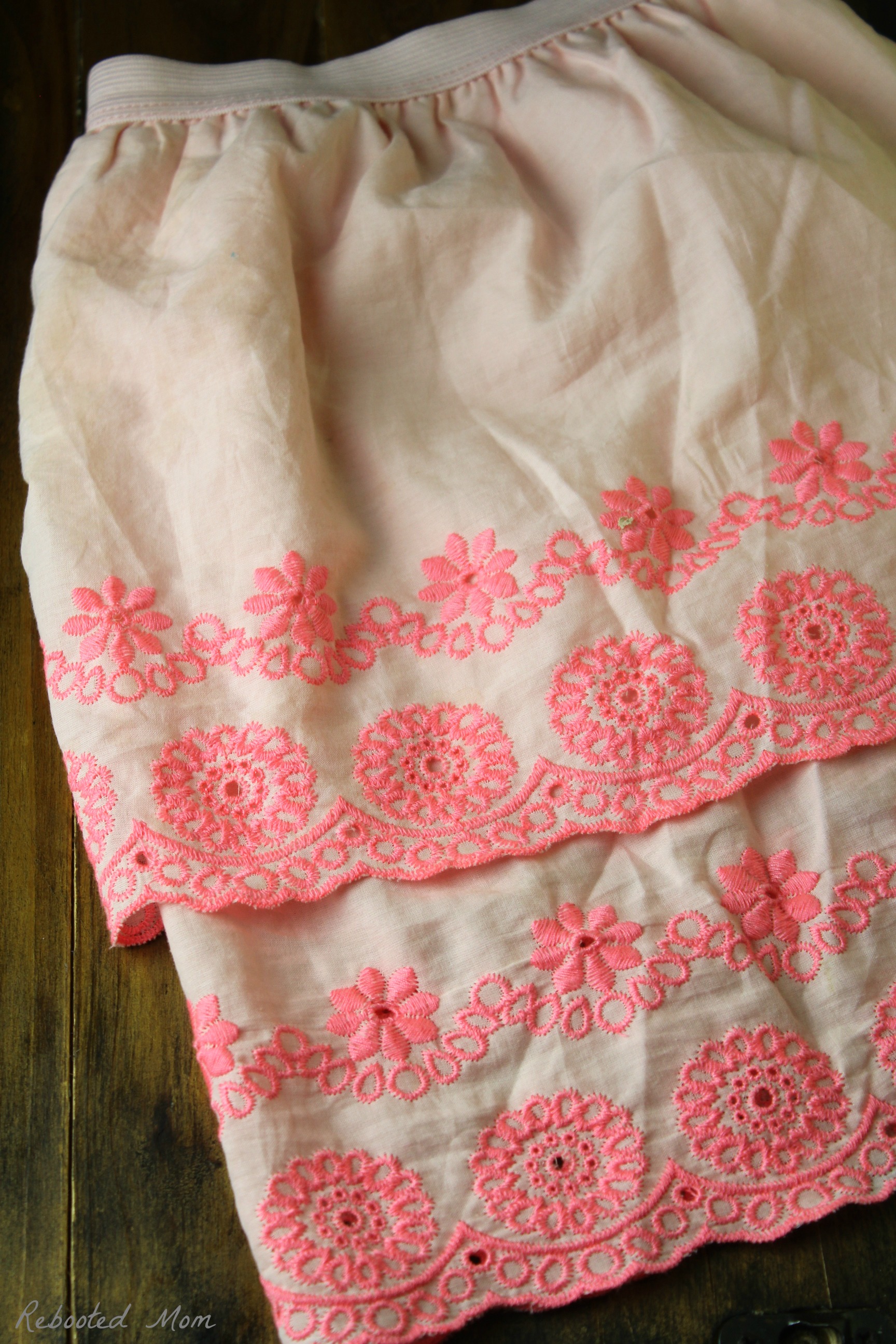 If you have little girls, this ruffle fabric skirt is a simple way to sew up something cute and adorable in just a few minutes! 