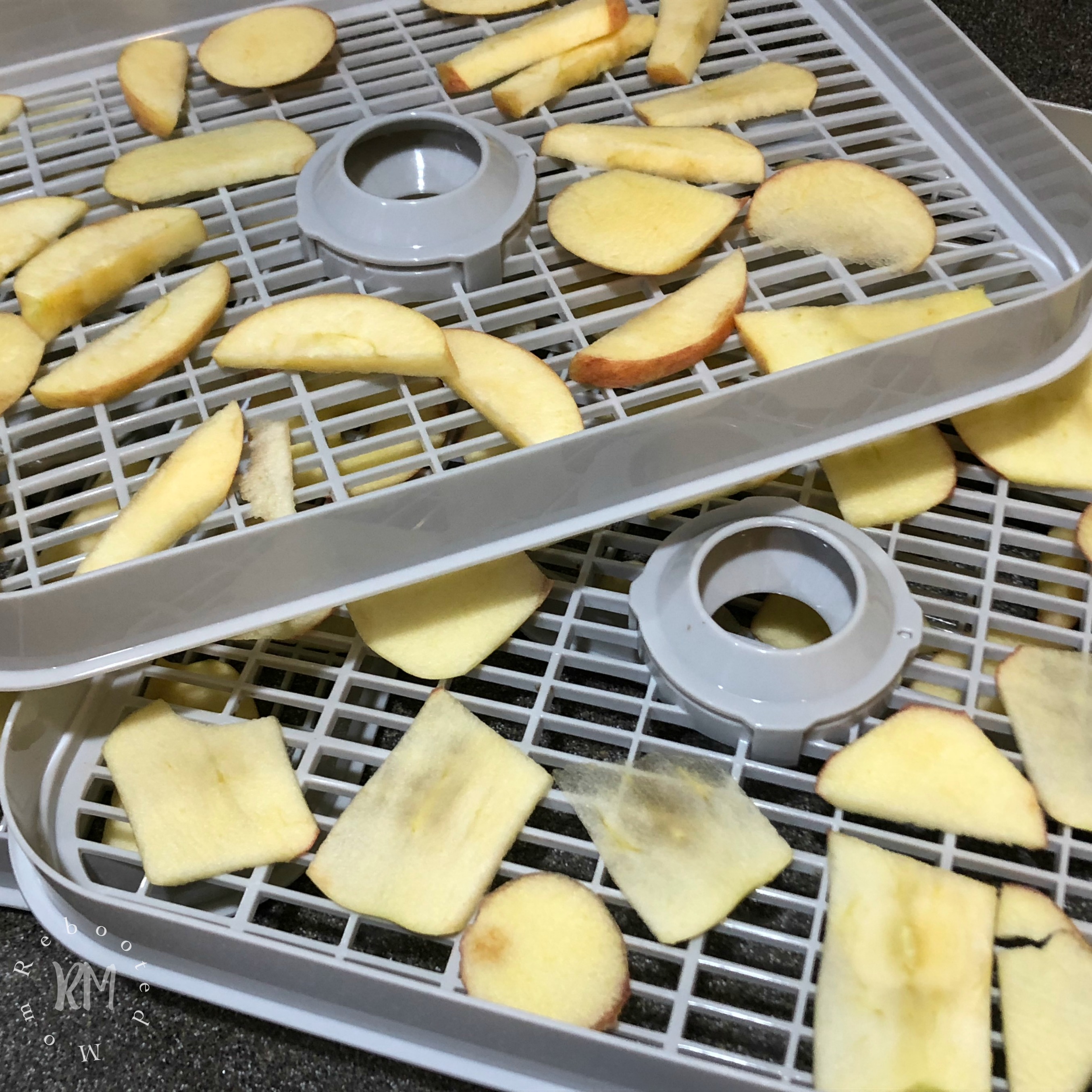 Learn the best way to make dehydrated apples in the dehydrator so you can make dehydrated apples as a healthy snack for your family.