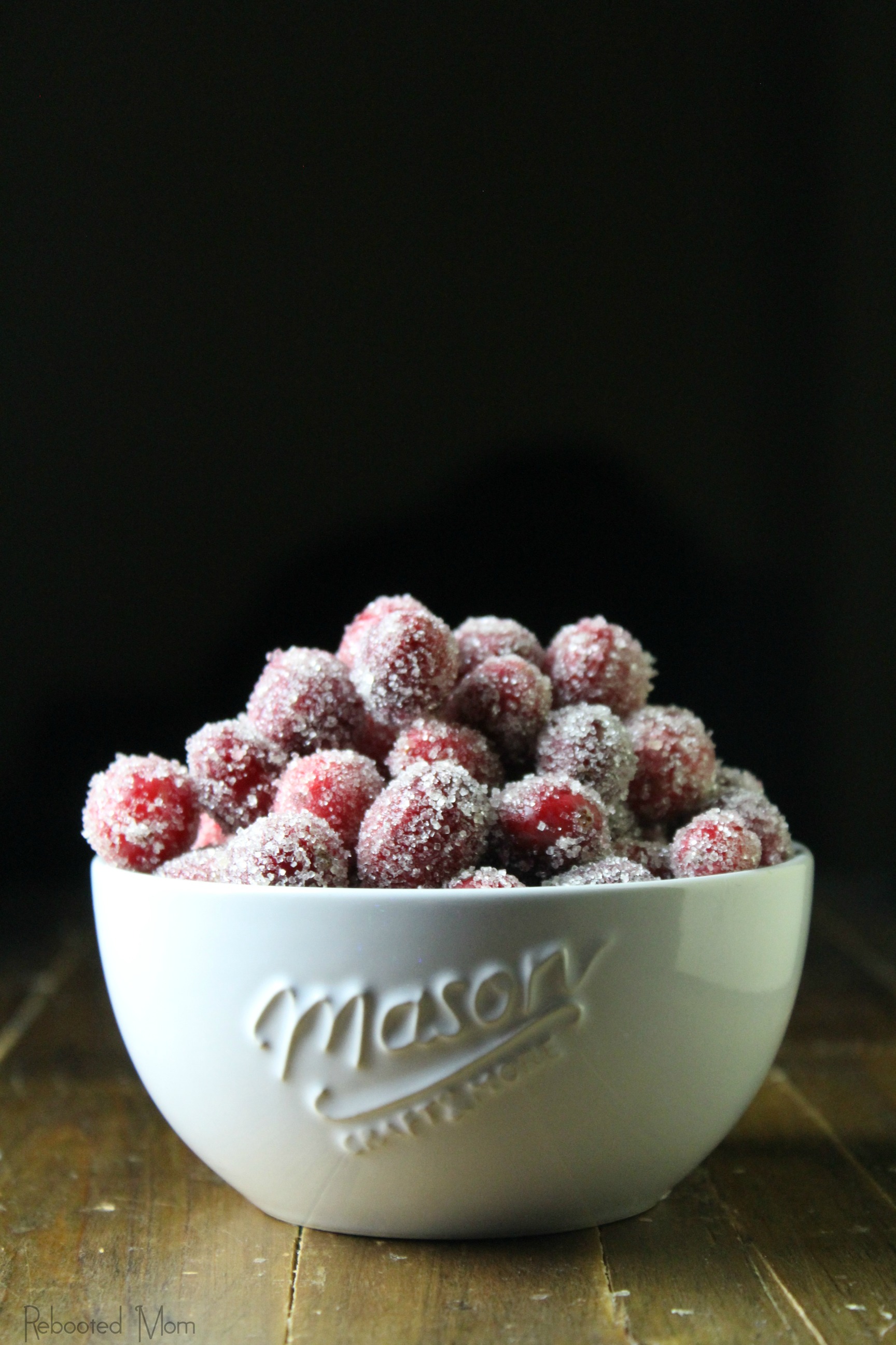 Learn how to make sugar covered cranberries. These morsels of yum are a combination of tangy  and sweet and  make a delicious appetizer or snack!