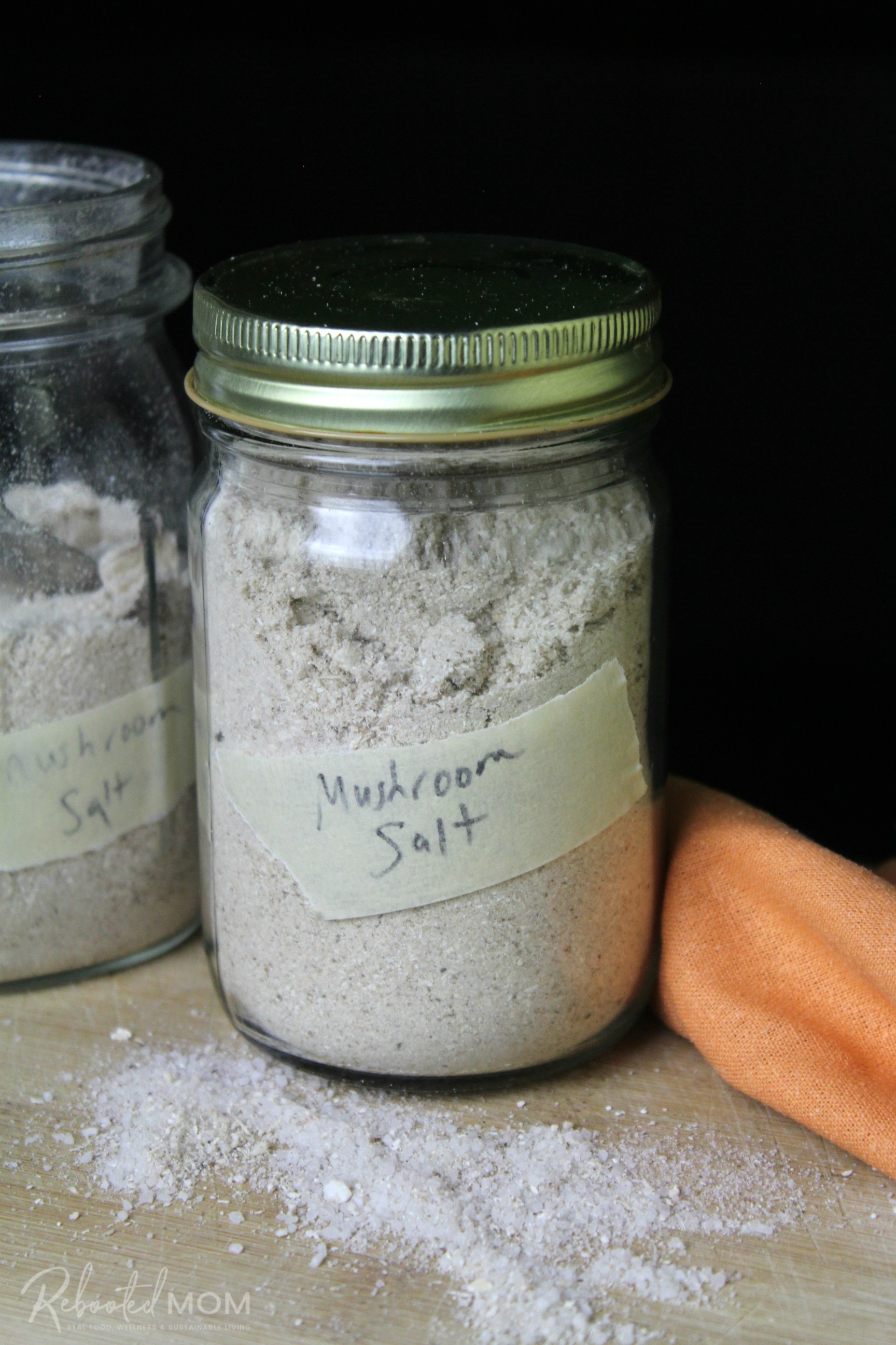 This mushroom salt is simple to make and delicious on everything from roasted veggies to steak, chicken and so much more!