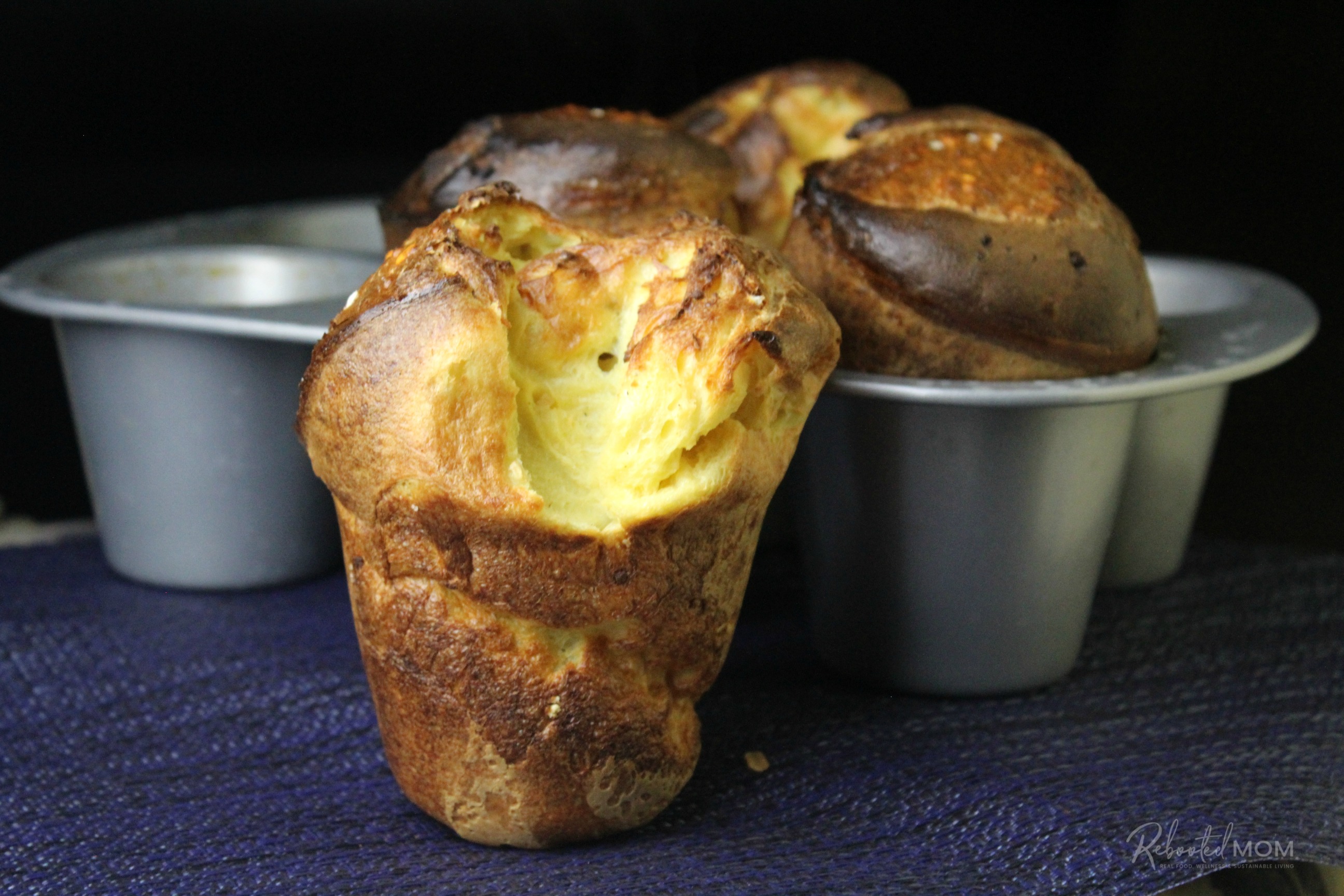 These delectable sourdough popovers are a great way to use up sourdough discard! They are delicious when eaten fresh from the oven!
