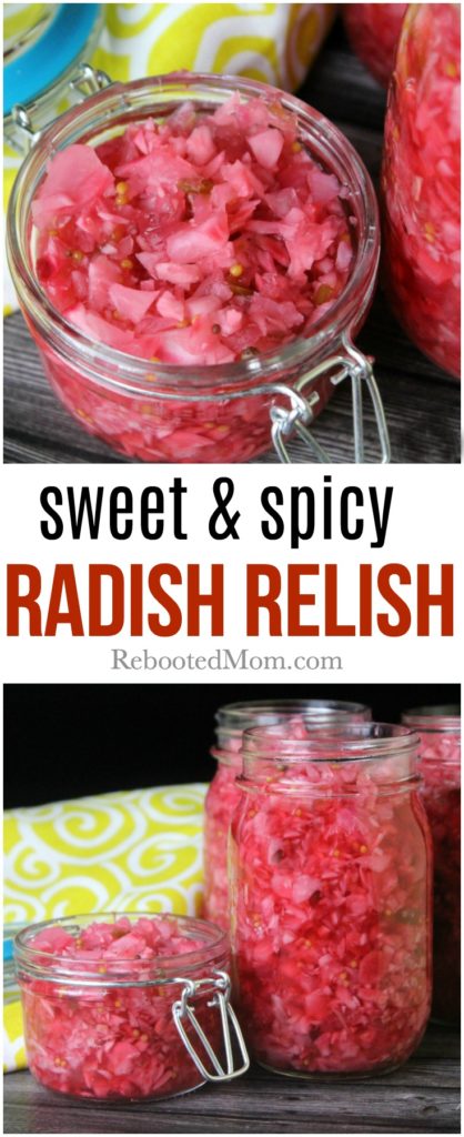 Sweet and Spicy Radish Relish