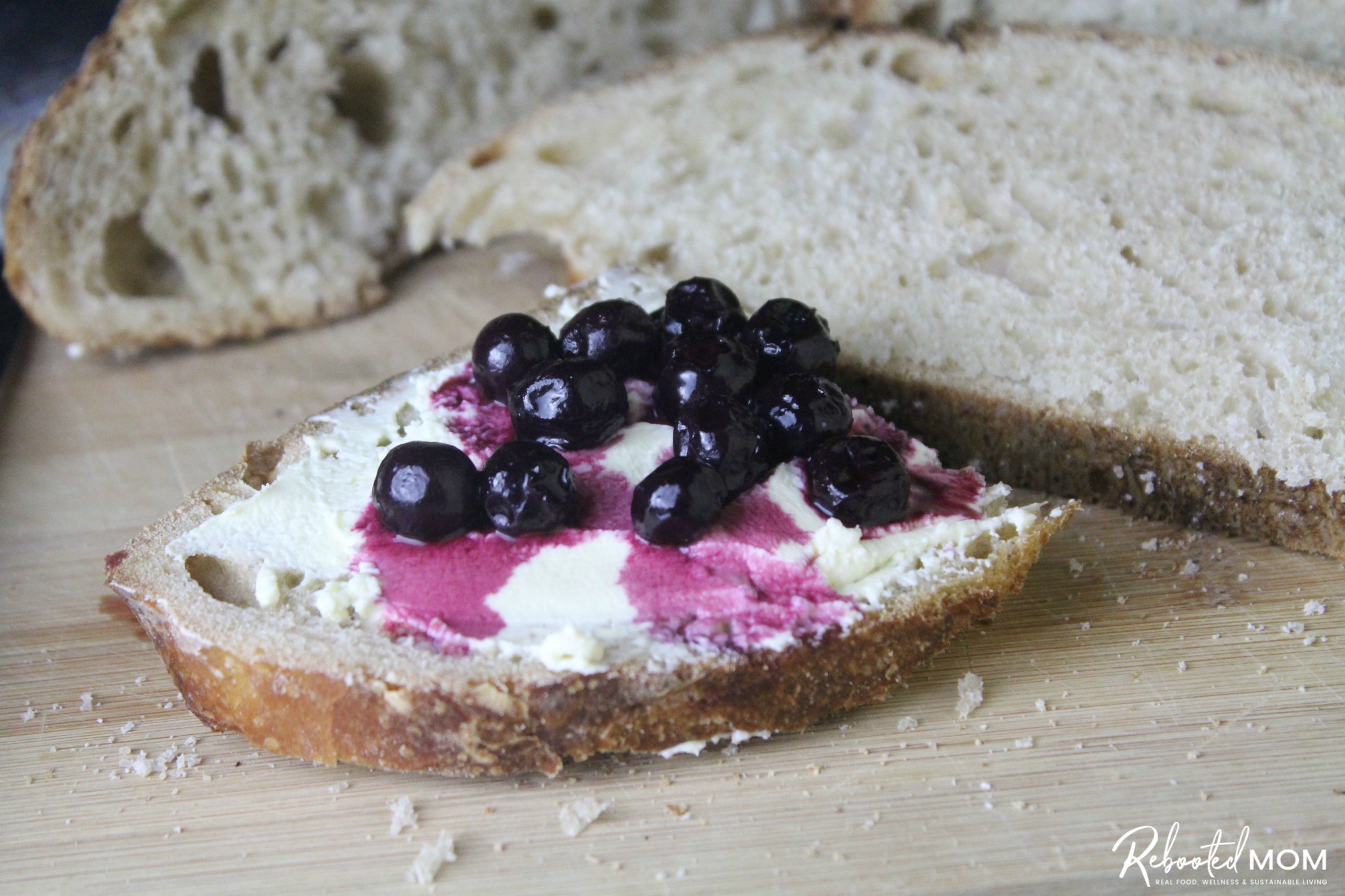 These sweet and tart pickled blueberries are the perfect accompaniment to cream cheese on toasted sourdough for a beautiful yet delicious appetizer!
