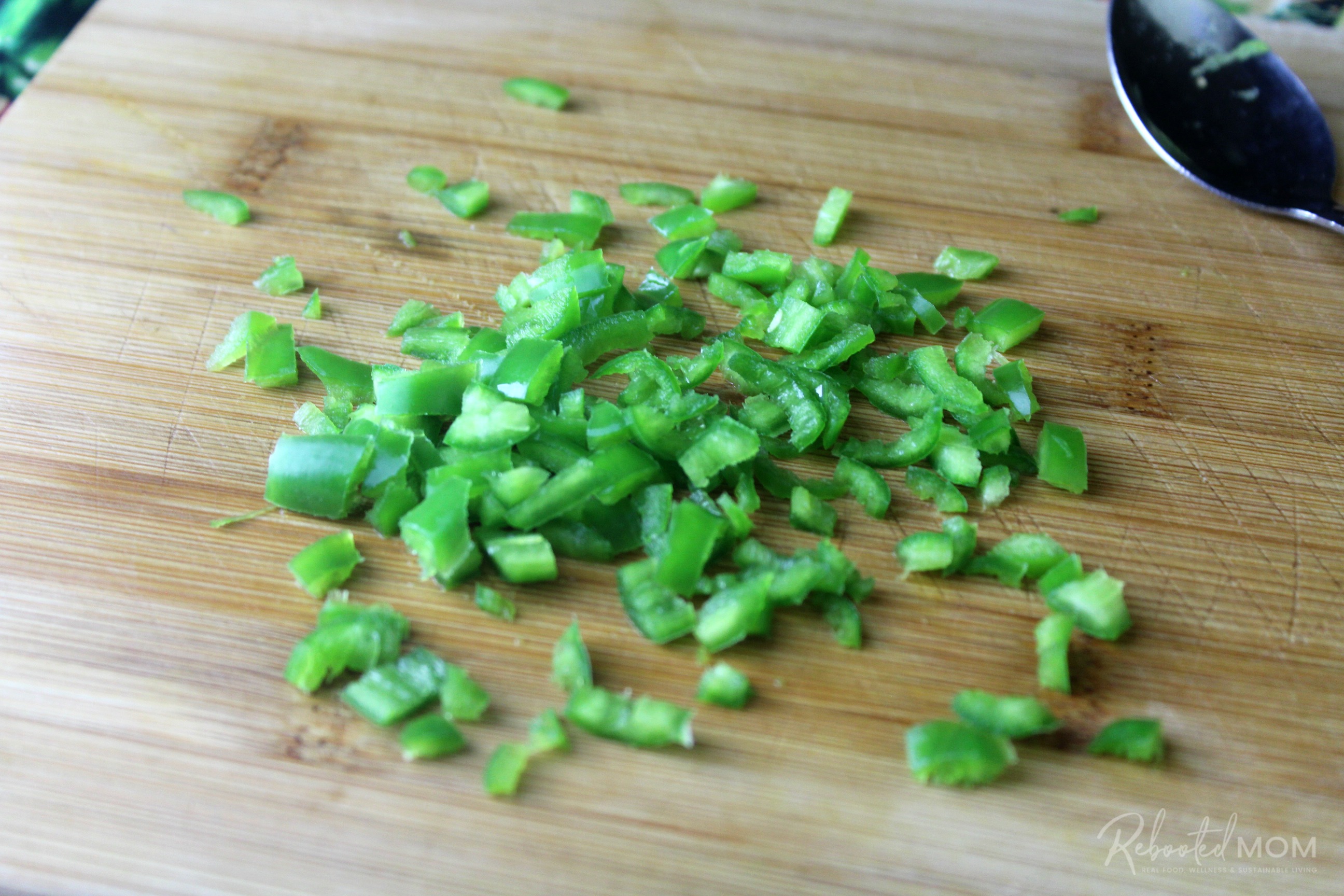 Diced serrano peppers