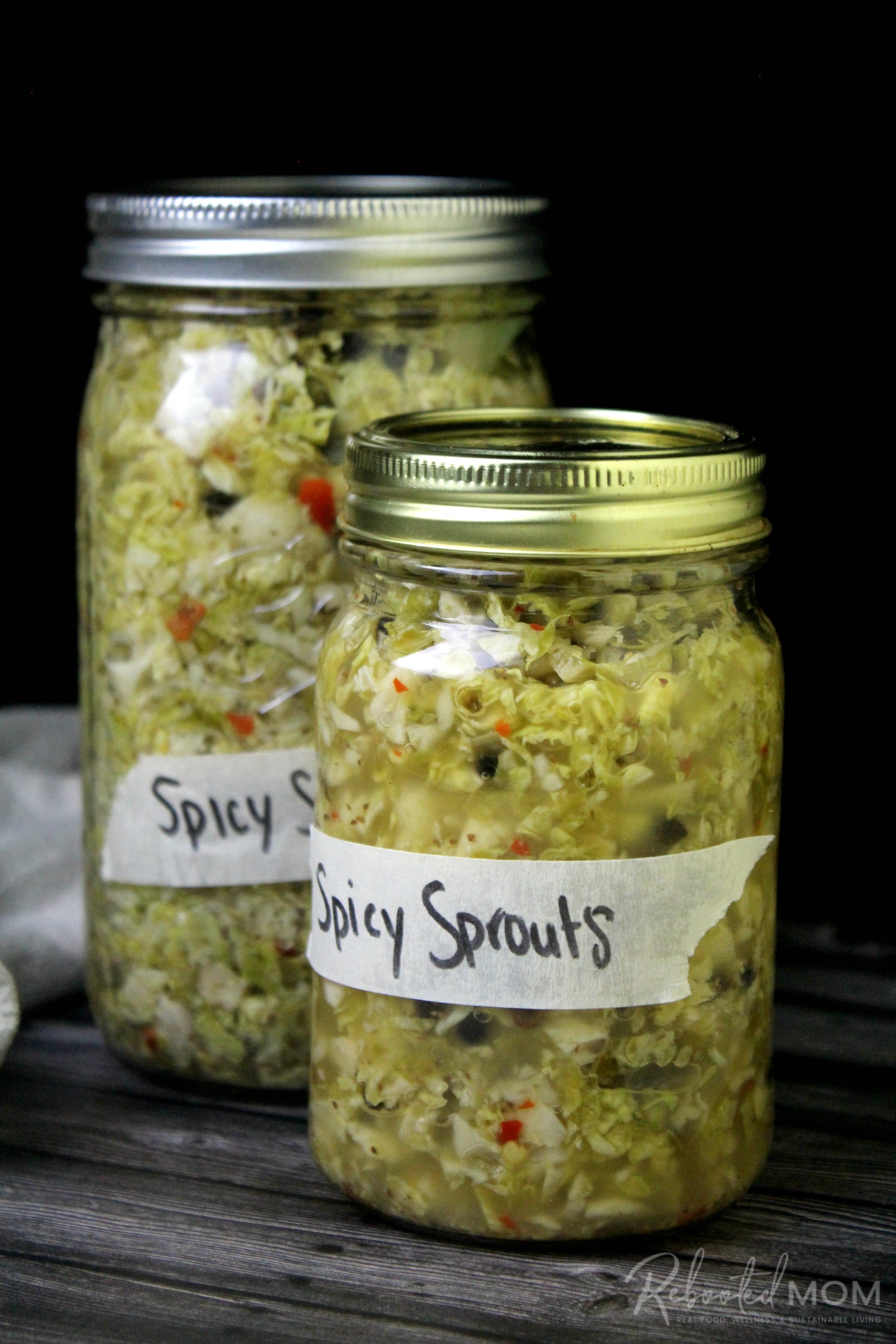Spicy Fermented Brussels Sprouts Relish