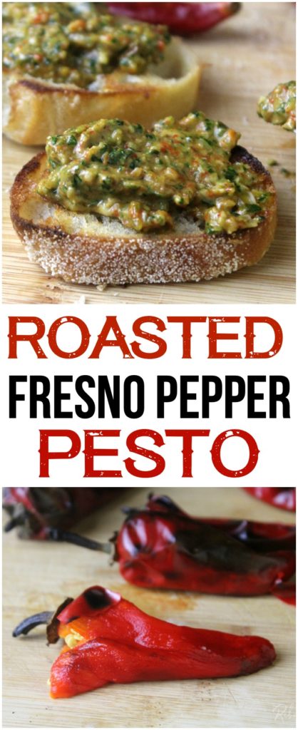 Roasted Fresno Pepper Pesto