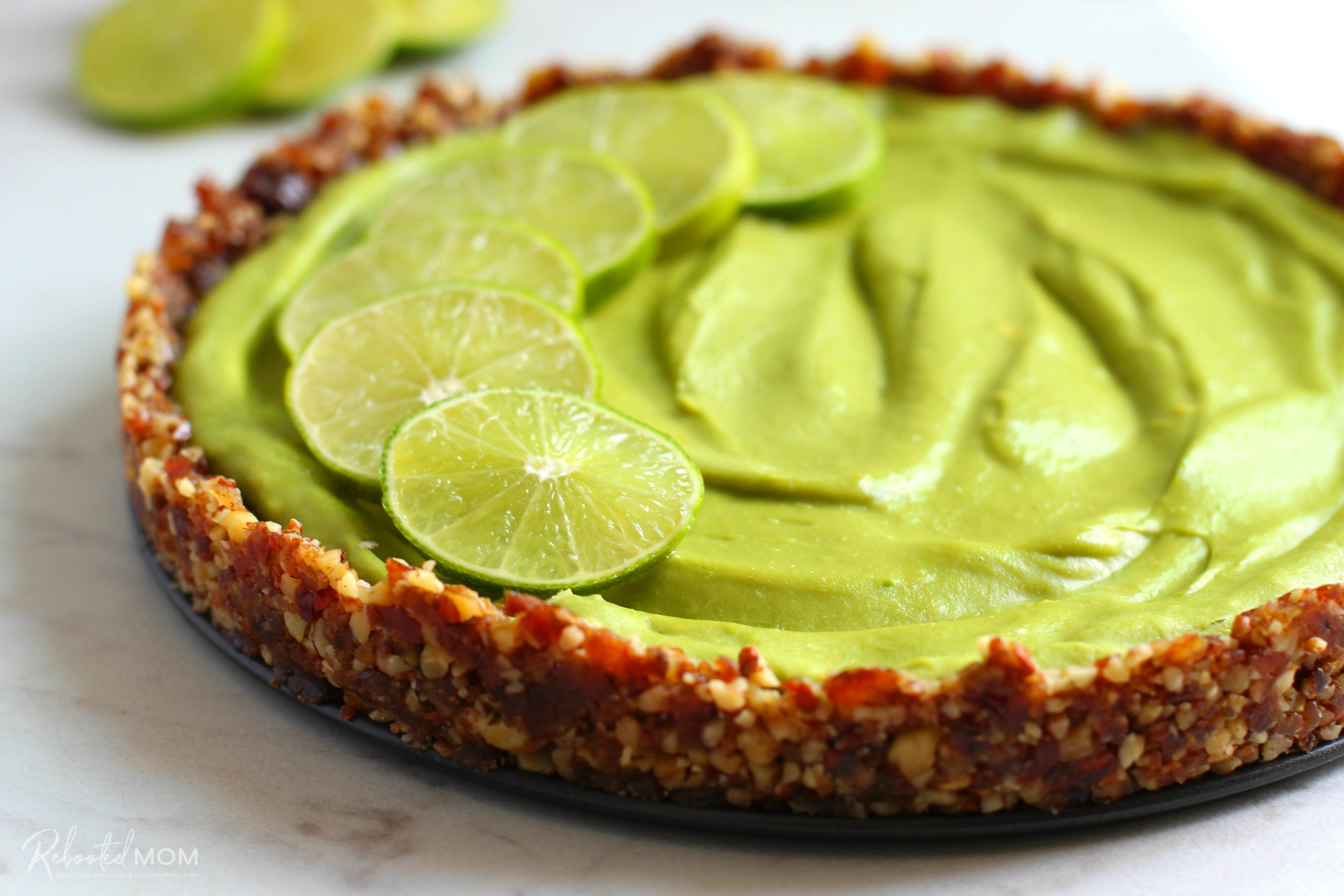 Raw, No-Bake Key Lime Pie