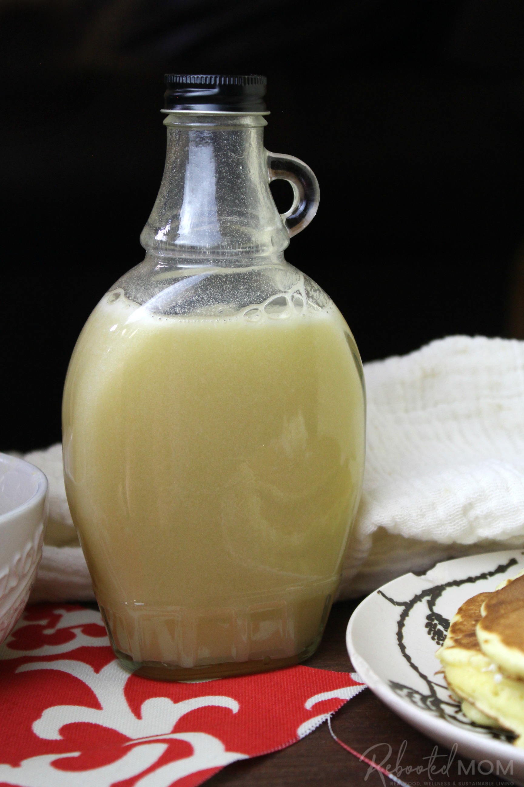 Buttermilk Syrup on the breakfast table