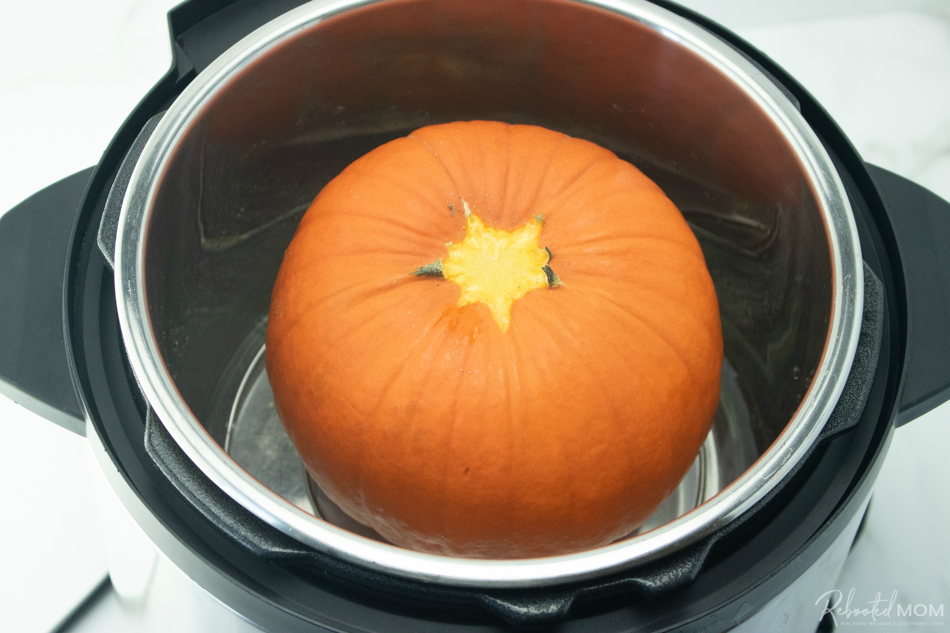Whole pumpkin in the Instant Pot