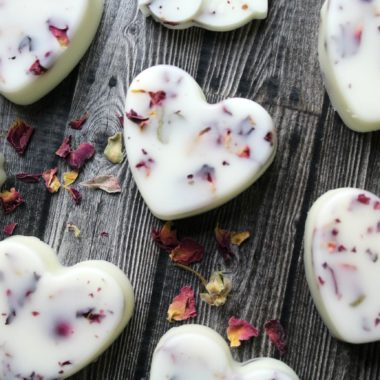 3 ingredient Heart Lotion Bars