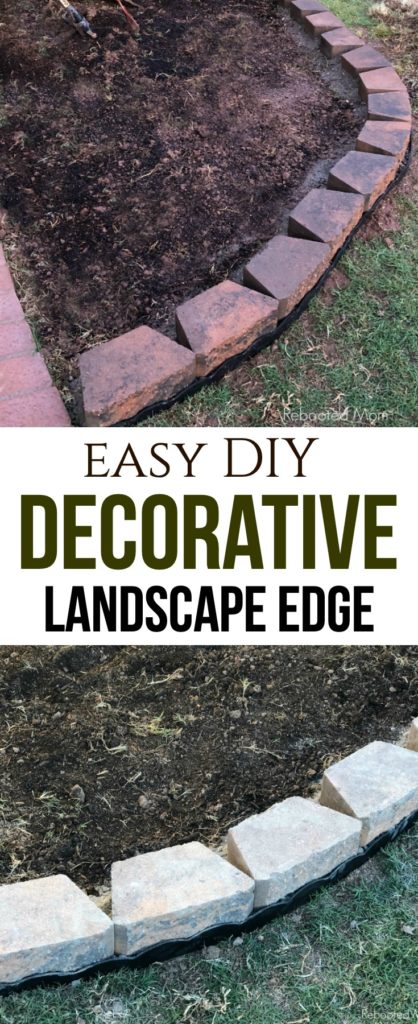 Easy DIY Decorative Landscape Edge