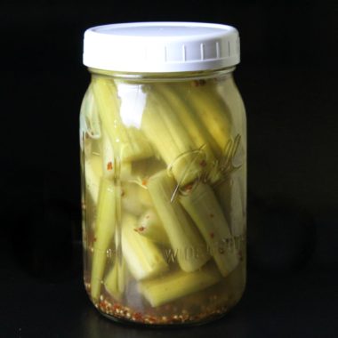 Spicy Pickled Celery Sticks