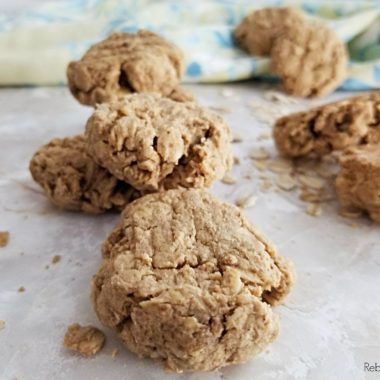 Flourless Oatmeal Peanut Butter Cookies