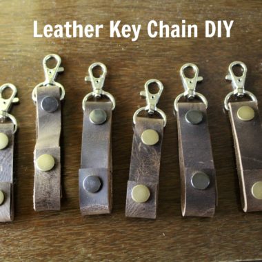 Leather Key Chain DIY