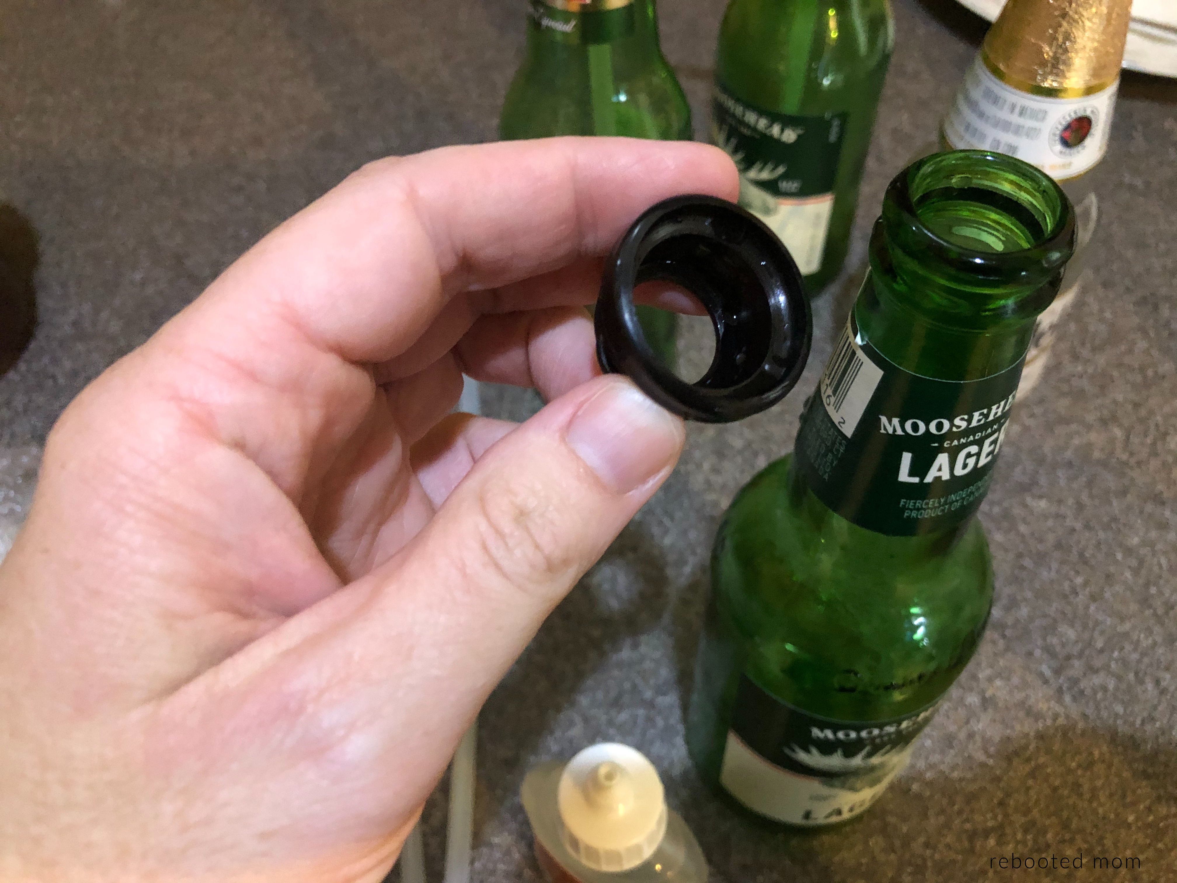 DIY Beer Bottle Soap Dispenser