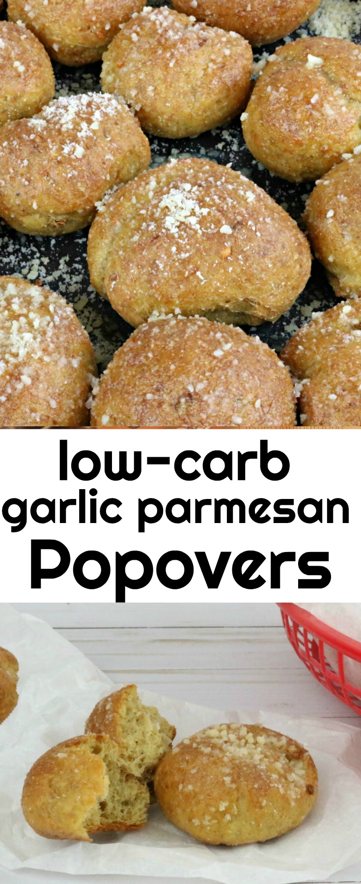 Low Carb Garlic Parmesan Popovers