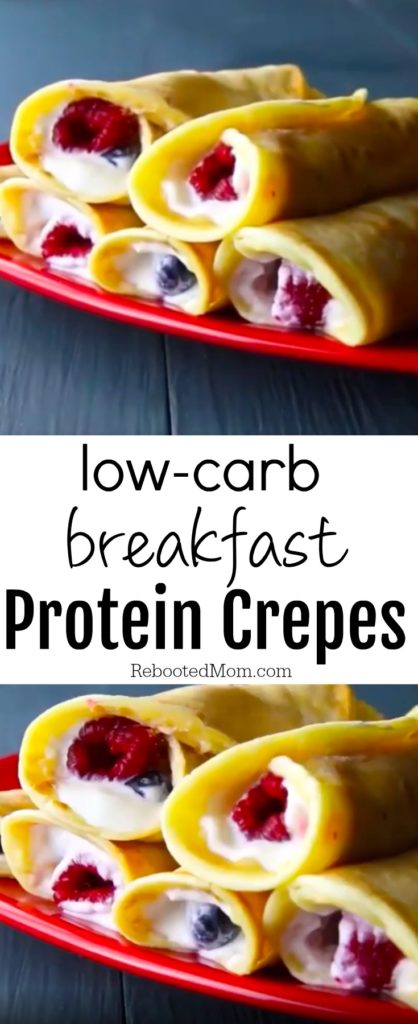 Low Carb Breakfast Protein Crepes