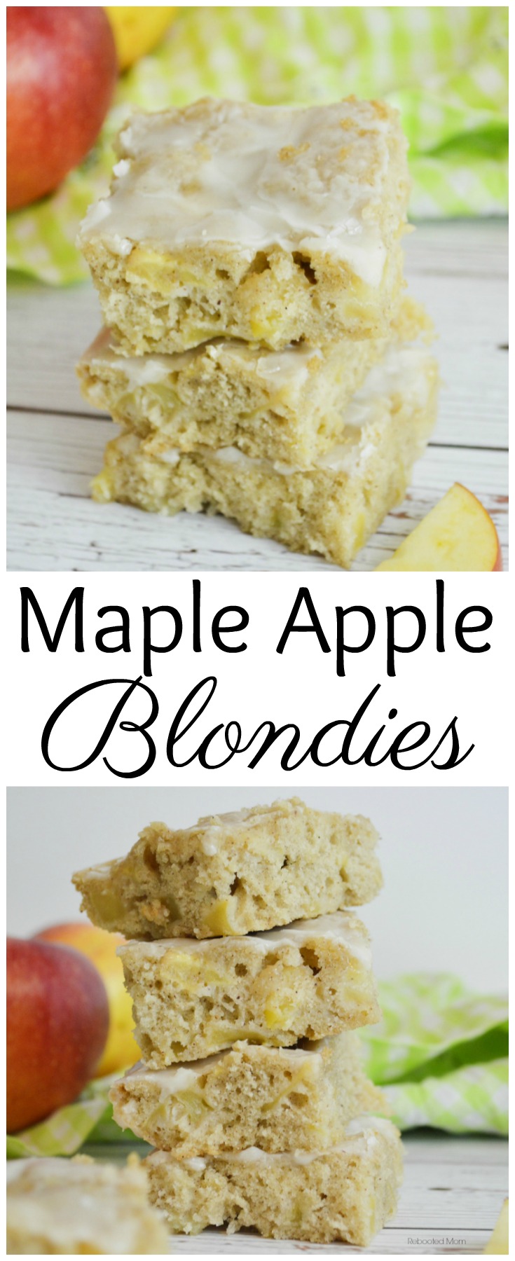 Maple Apple Blondies