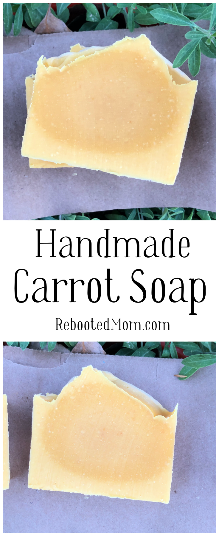 Handmade Carrot Soap