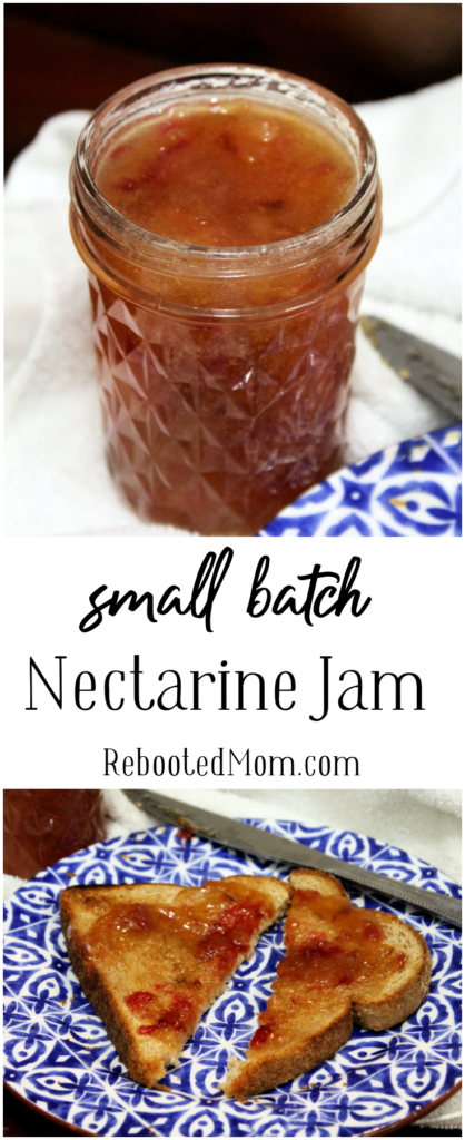 Small Batch Nectarine Jam