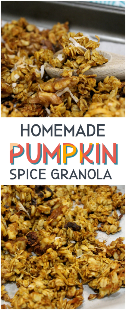 Homemade Pumpkin Spice Granola
