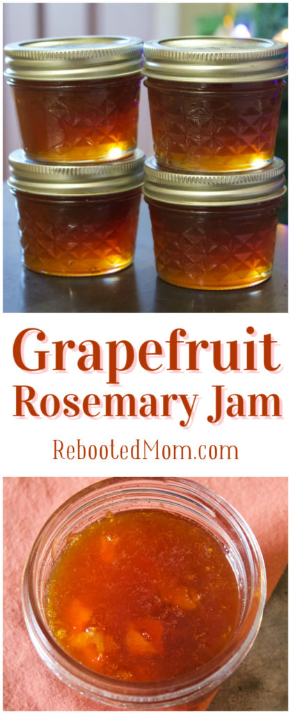 Grapefruit Rosemary Jam