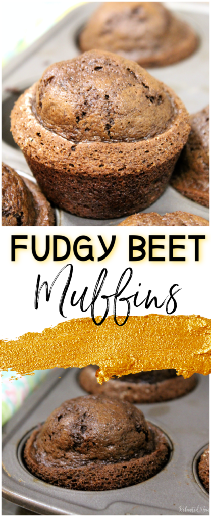 Fudgy Beet Muffins