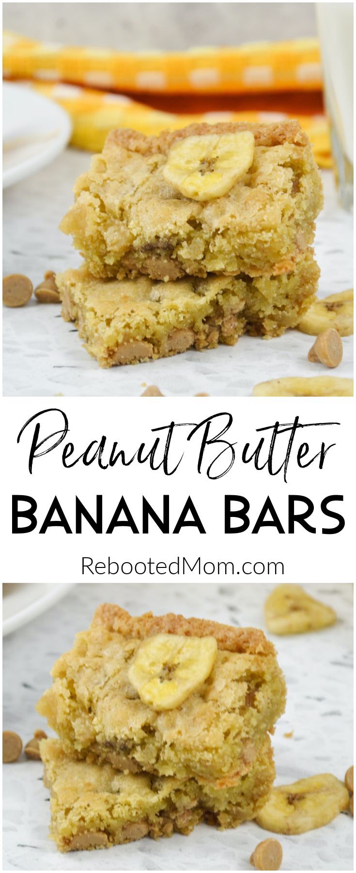 Peanut Butter Banana Bars