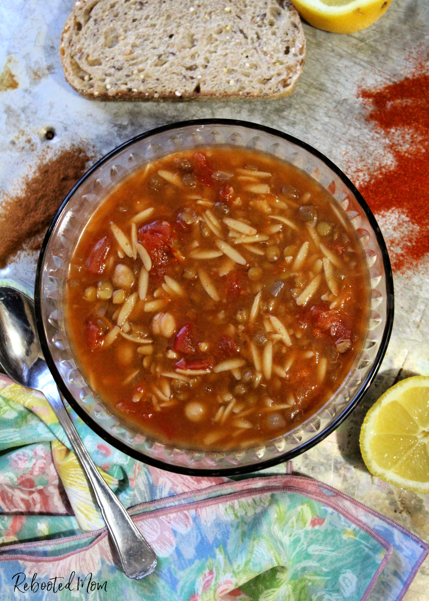 Harira (Moroccan Lentil and Chickpea Soup) is a simple, affordable and delicious meal that uses pantry staples - the entire family will fall in love!
