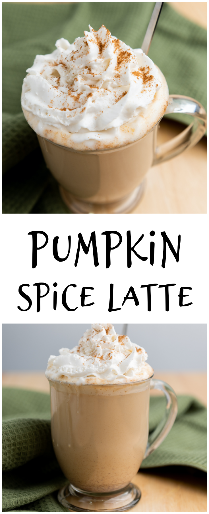 Perfect for fall, this Pumpkin Spice Latte comes together quickly and easily with your favorite milk and a few other simple ingredients that scream "fall is here!"