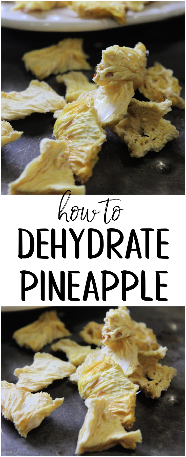Step by step instructions to teach you to how to dehydrate pineapple in your home dehydrator - a healthy, filling and delicious snack!