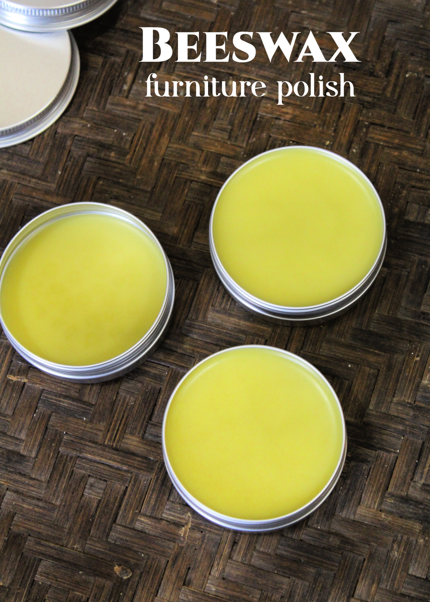 Bring some life to your wood furniture with this DIY Beeswax Furniture Polish you can make easily at home. This recipe is a simple way to care for your beautiful furniture without chemical ingredients!