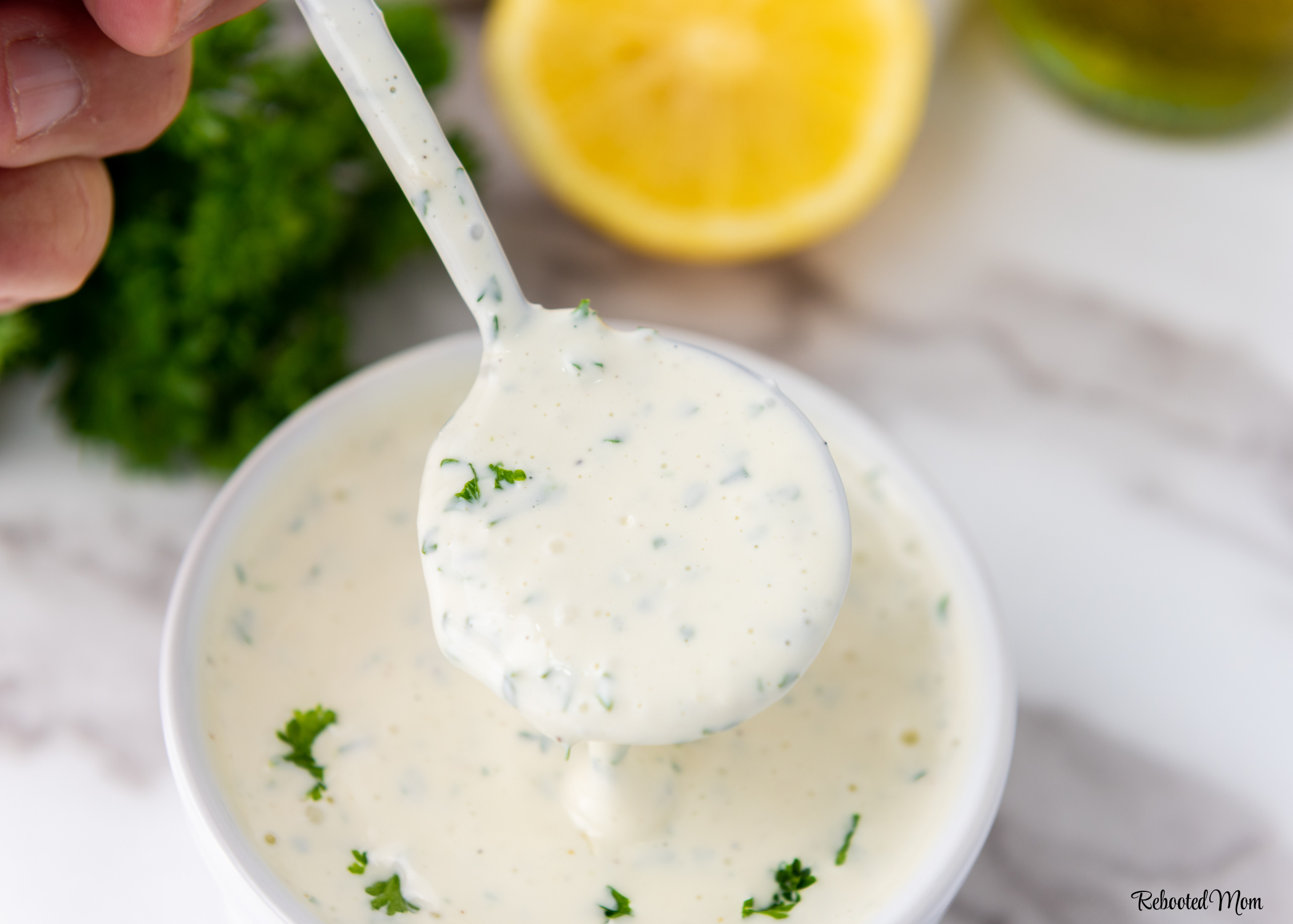 Easy to make Garlic Dipping Sauce, perfect for French fries, tacos, burgers, fish and so much more - throw this sauce together in just five minutes!