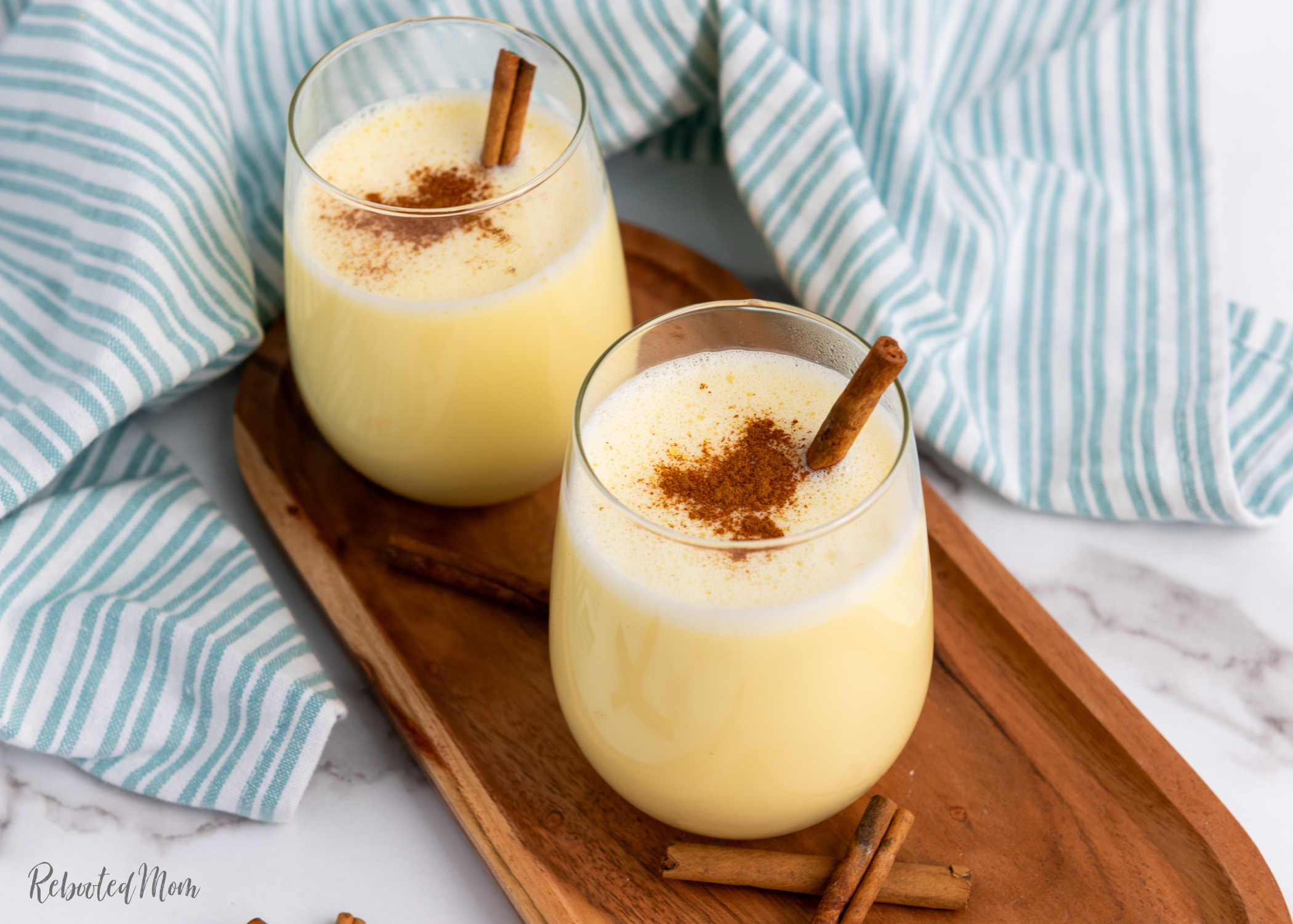 This homemade eggnog is rich, delicious, creamy, and easy to make - not to mention it tastes so much better than store-bought!