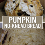 Easy No-Knead Pumpkin Bread