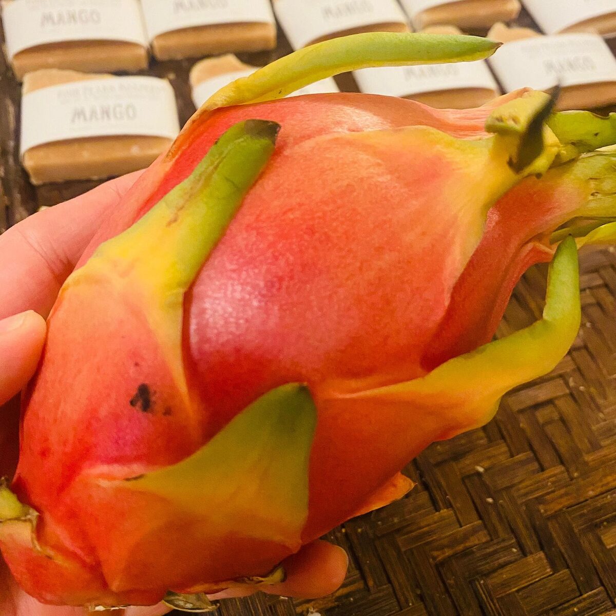 Bringing the Color of Dragon Fruit into the Bath